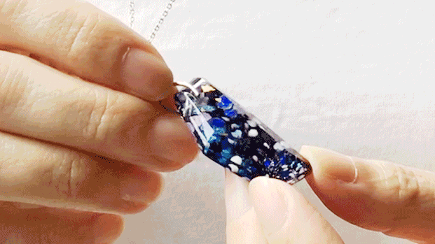 江戸硝子/うきよのかけら/ネックレス/KA001