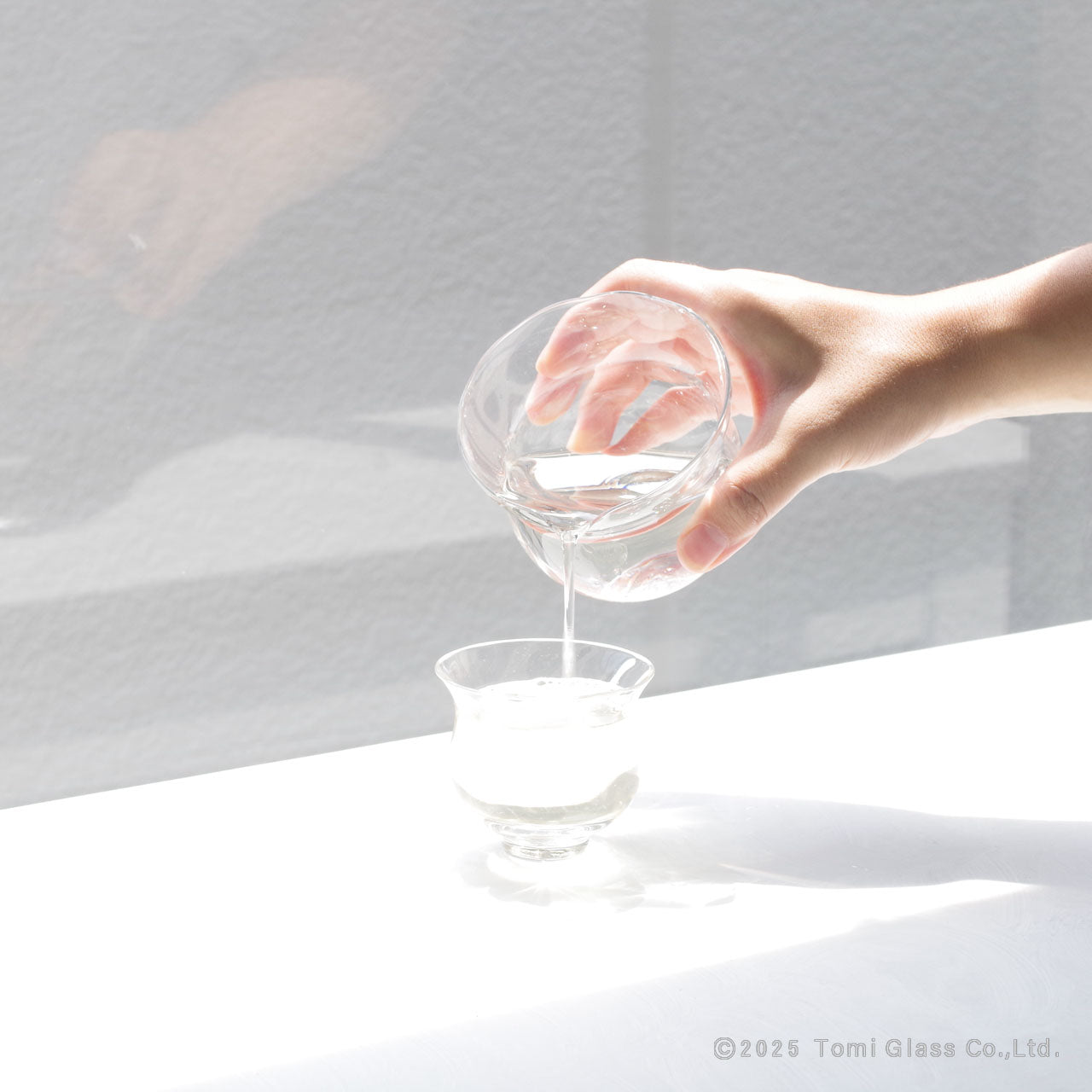 WEB限定/小樽の吹きガラス酒器セット/ECST065
