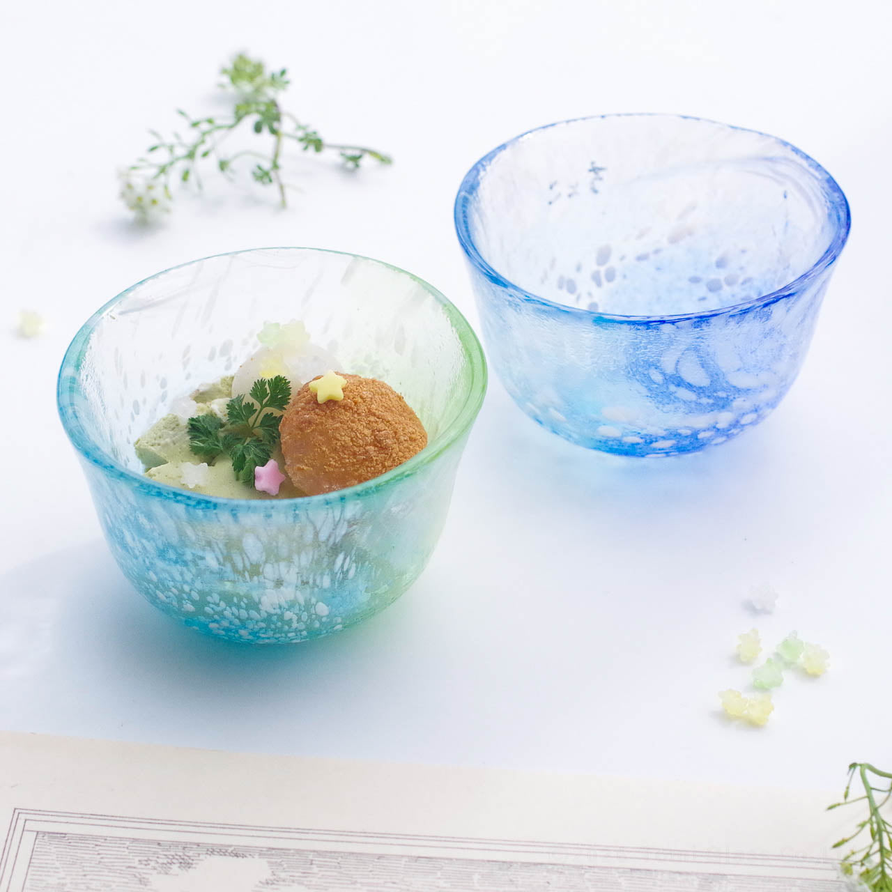 江戸硝子｜えどふぇありーシリーズ｜WEB限定蕎麦猪口ペアセットECST074