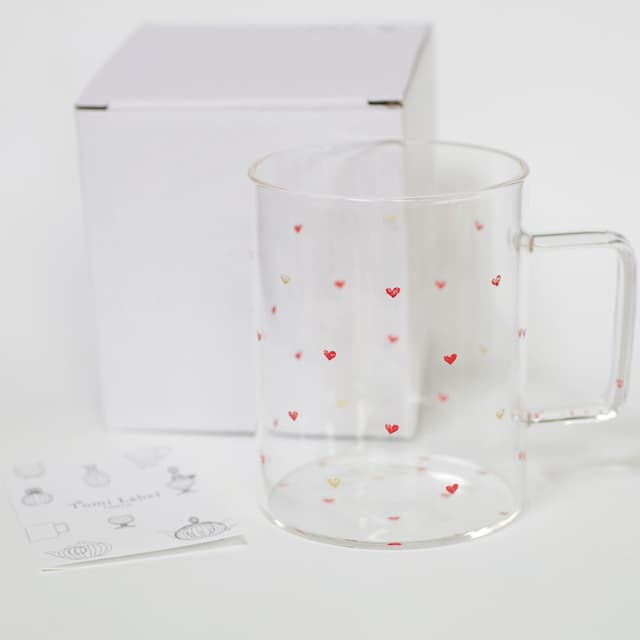耐熱プリントマグ/スタンプハート/5020-20
