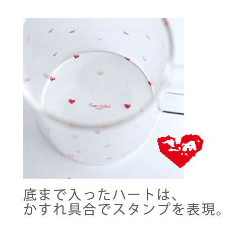 耐熱プリントマグ/スタンプハート/5020-20