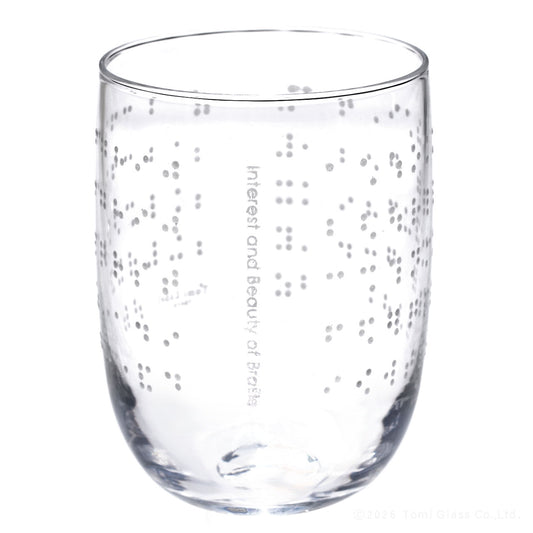 点字グラス-五十音-写真