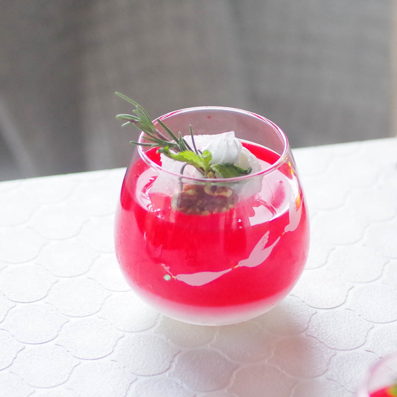 アニメーション／まわるグラスS／白い鳥／7201-01