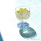 WEB限定／花咲くグラス／雨と紫陽花／ミニワイン／EC601-aj