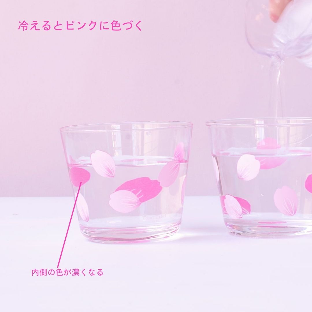カラーチェンジ｜ソメイヨシノ｜フリーカップ｜TomilabelTOKYO(トミ