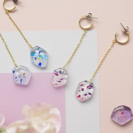 WEB限定／江戸硝子うきよのかけら／ピアス／KA012