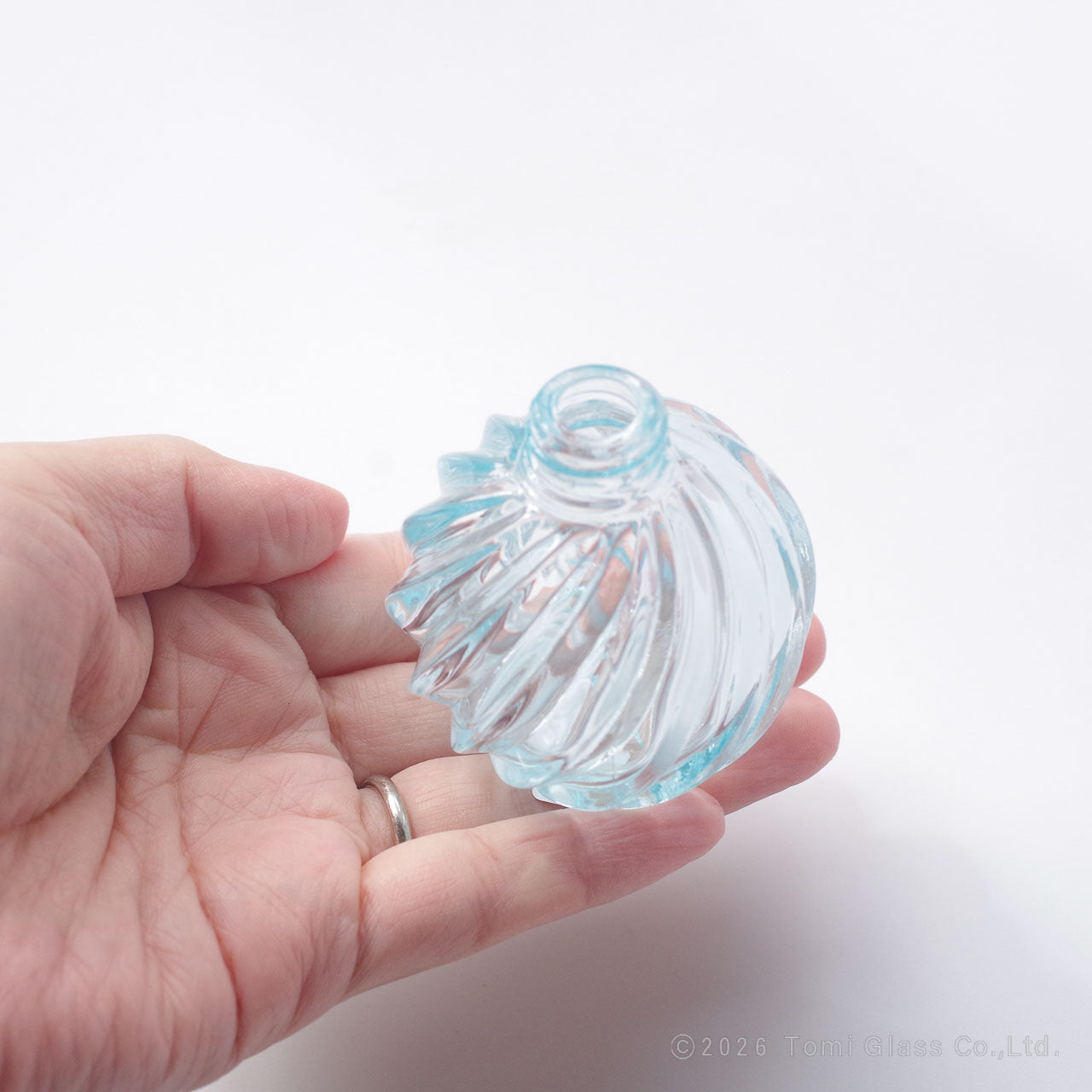 WEB限定／ヴィンテージ小瓶／ボール／ねじ／ブルー／K43S