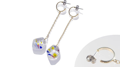 WEB限定／江戸硝子うきよのかけら／ピアス／KA012