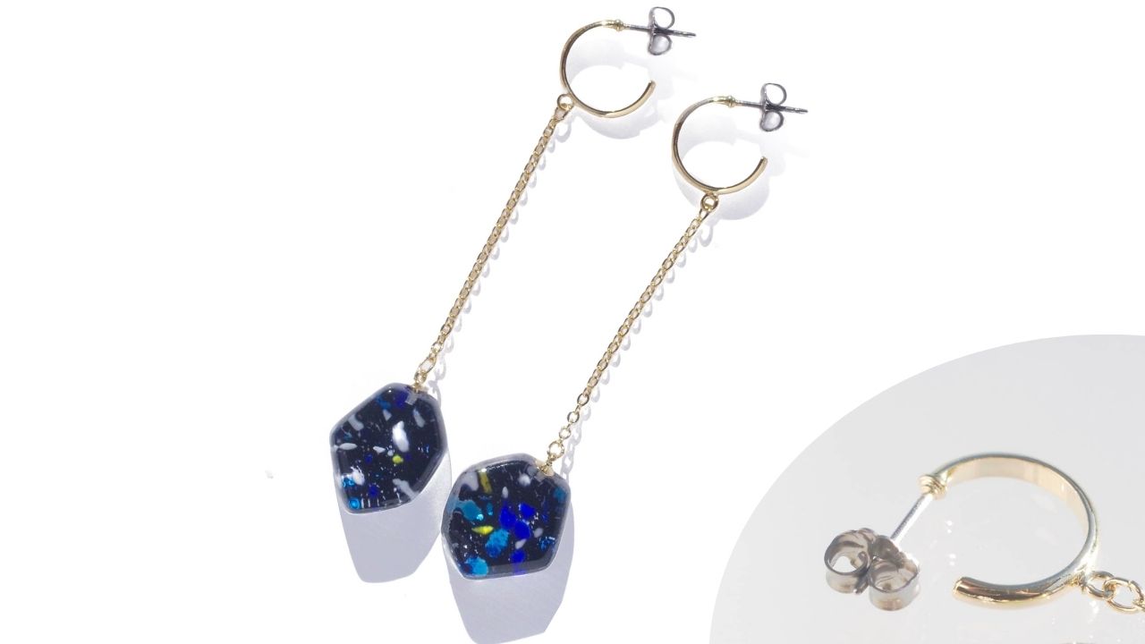 WEB限定／江戸硝子うきよのかけら／ピアス／KA012