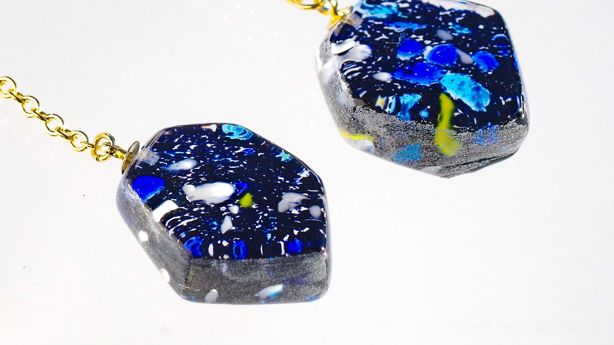 WEB限定／江戸硝子うきよのかけら／ピアス／KA012