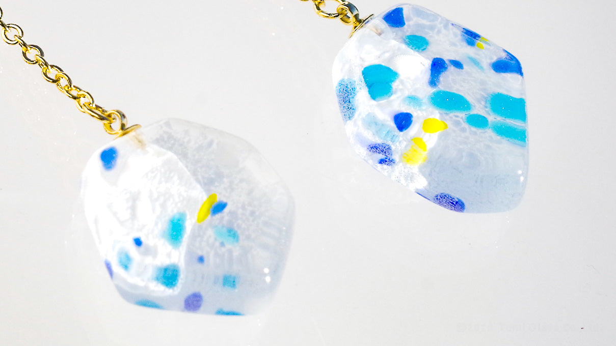 WEB限定／江戸硝子うきよのかけら／ピアス／KA012