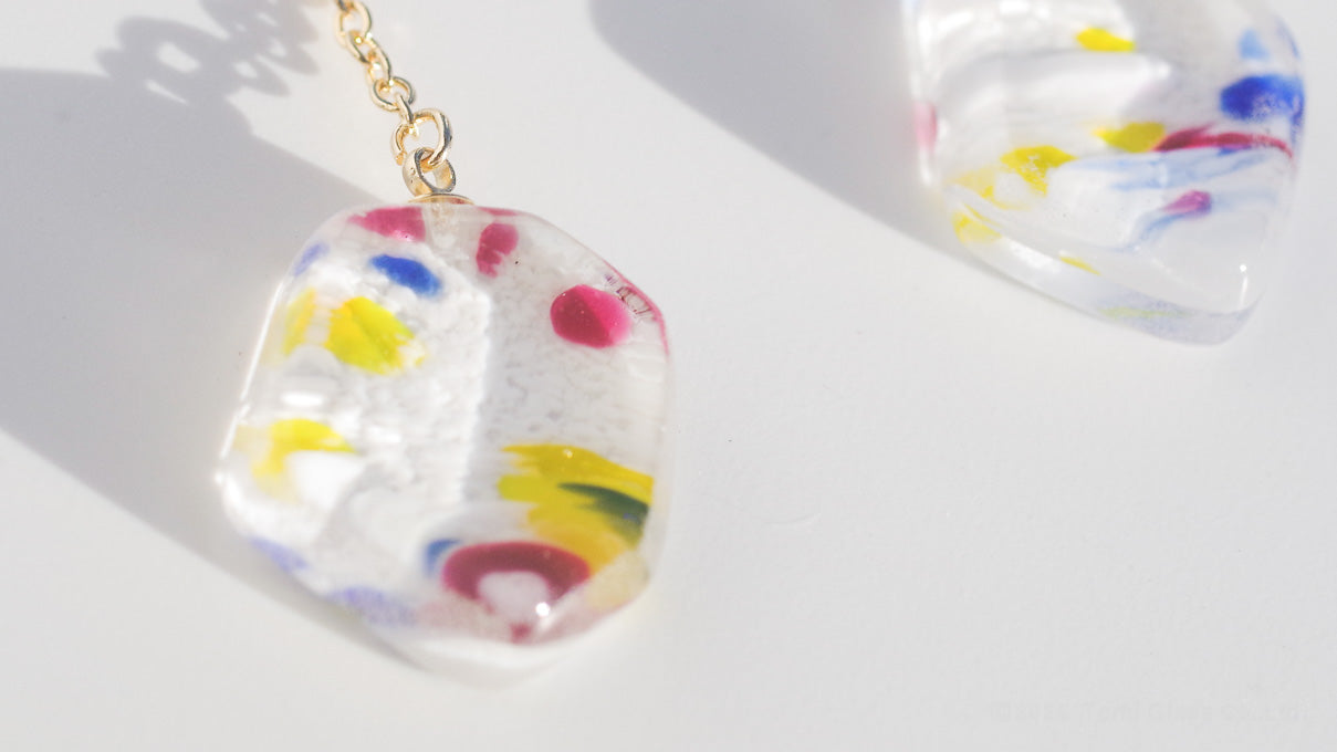 WEB限定／江戸硝子うきよのかけら／ピアス／KA012