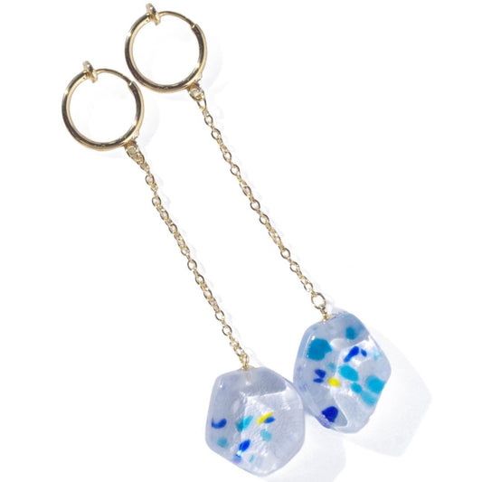 WEB限定／江戸硝子うきよのかけら／イヤリング／KA013