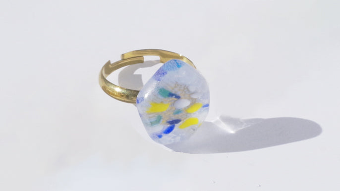 WEB限定／江戸硝子うきよのかけら／指輪／KA014