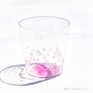 WEB限定／季節のカラーチェンジ／紫陽花とアヒル／ピンク／ECS6-408