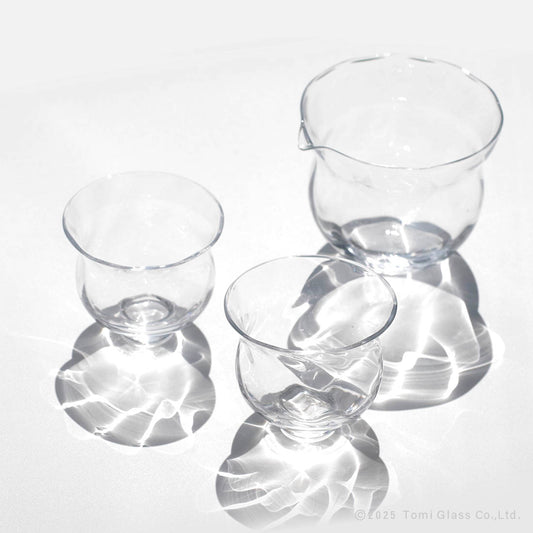 WEB限定／小樽の吹きガラス酒器セット／ECST065