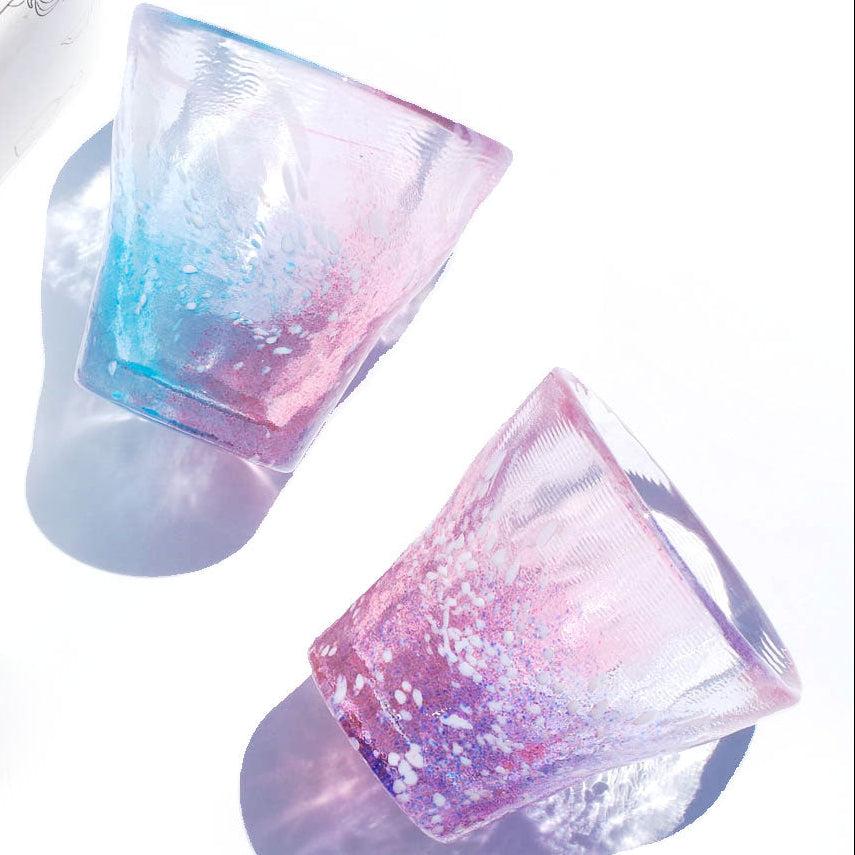 美品！グレースクラスのパールつきフーディ Lumie PERLEガラスデザートプレート20.5cm ガラスプレート サラグレース