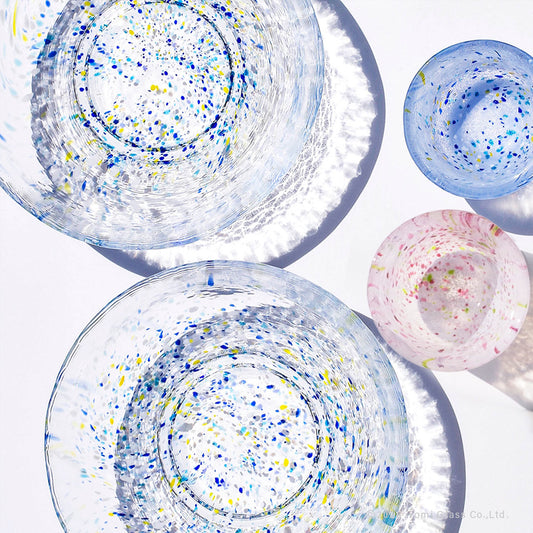 【4/13まで特別価格】WEB限定／江戸硝子／うきよ／そうめん４点セット／ECST075