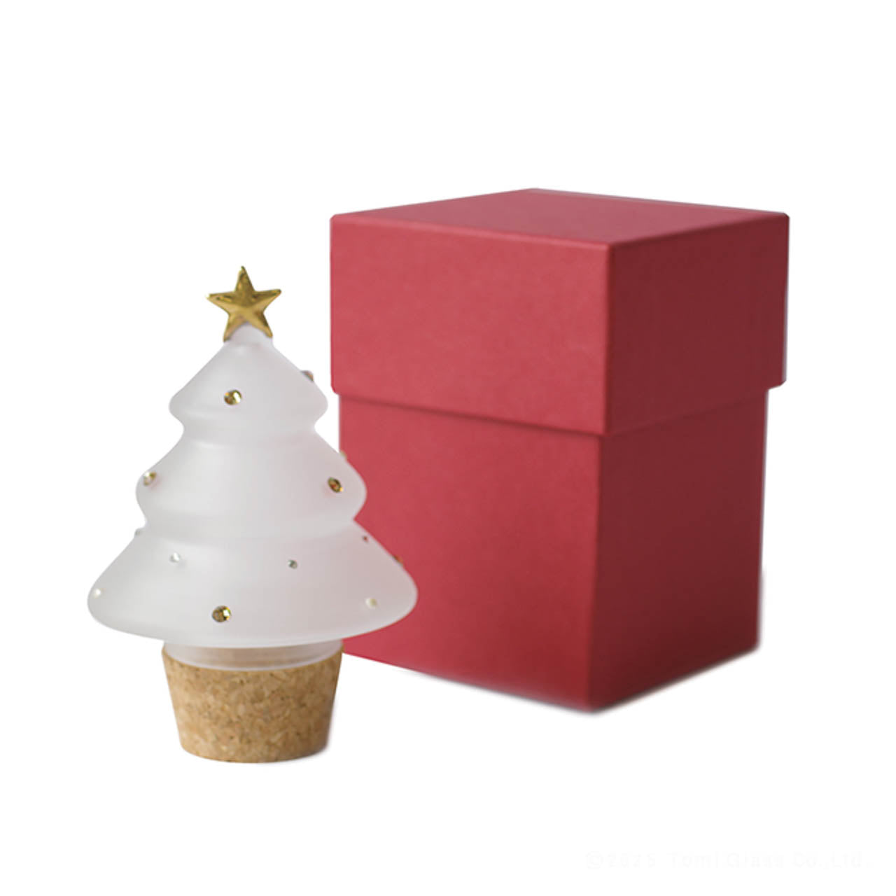 WEB限定／コルキーグラス／ガラスの小物入れ／ツリー／J-123