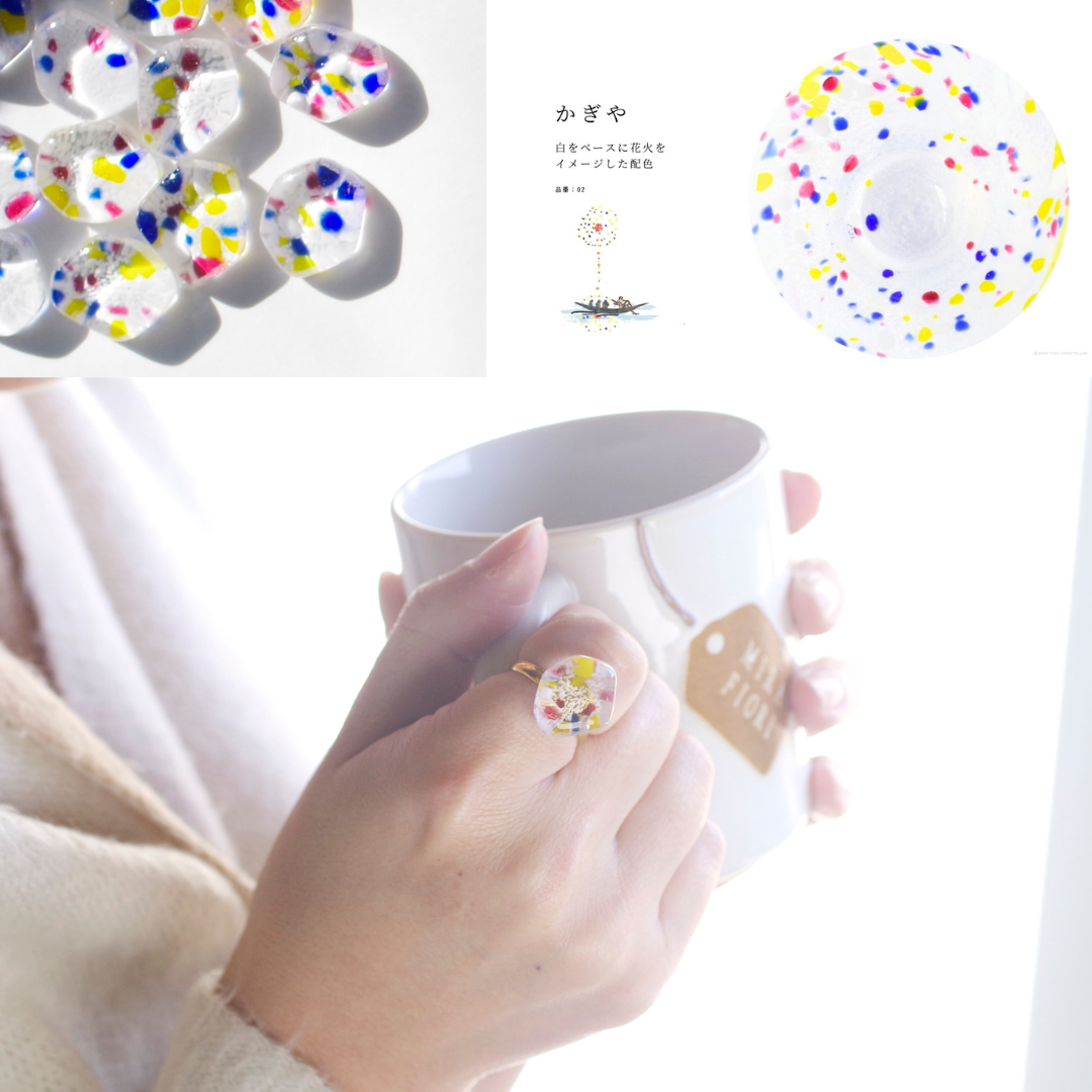 WEB限定／江戸硝子うきよのかけら／指輪／KA014