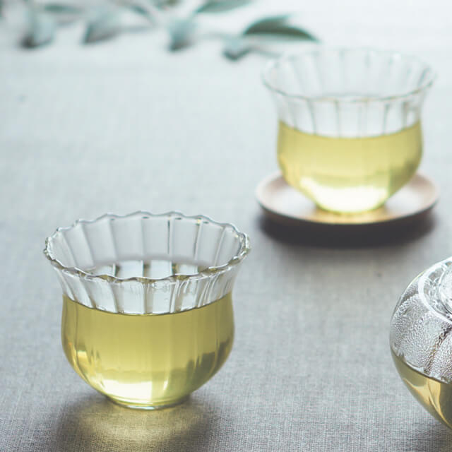 緑茶-ガラス-かわいい