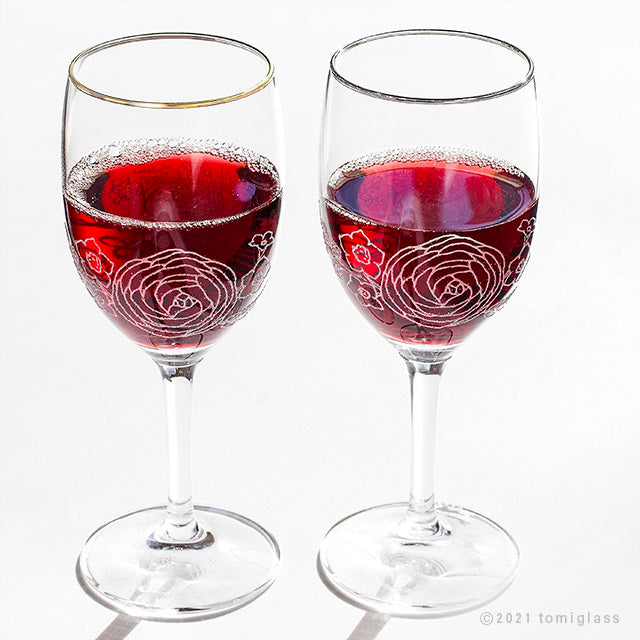 ワイングラス-おしゃれ-リング-赤ワイン