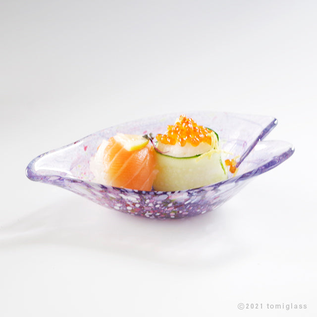 パープル-食器-かわいい-江戸硝子