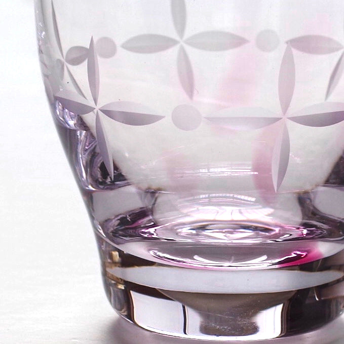 小樽切子／タンブラー／ピンク／OG103-02